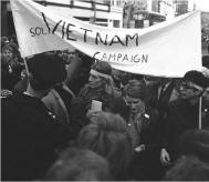 Vanessa Redgrave, actress, takes part in anti-war demonstration